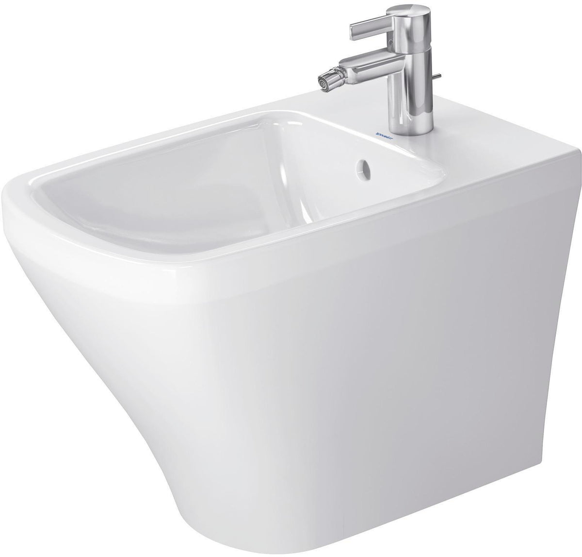 DURAVIT DuraStyle Stand-Bidet 575 mm weiß mit Überlauf und 1 Hahnloch