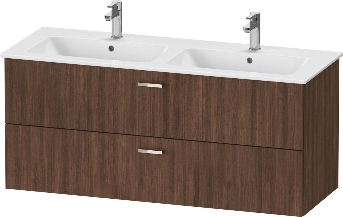 Duravit XBase Waschtischunterbau 1275 mm wandhängend mit 2 Schubkästen, Weiß Matt