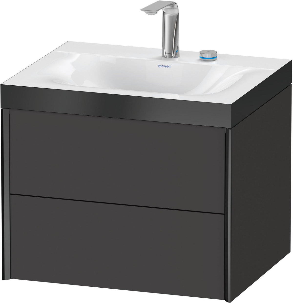 DURAVIT XViu Waschtischunterbauset 2 Schubkästen 503x600x480 mm Anthrazit