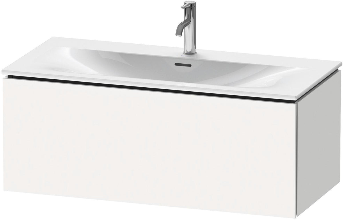 DURAVIT L-Cube Waschtischunterbau wandhängend 1020 mm weiß matt mit Tip-On Technik