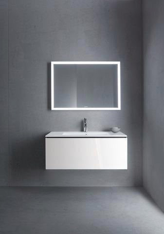 DURAVIT ME by Starck Möbelwaschtisch 1030 mm Weiß Seidenmatt mit Überlauf und 1 Hahnloch
