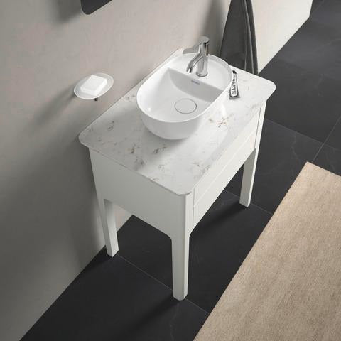 DURAVIT Luv Waschtischunterbau bodenstehend 638 mm weiß seidenmatt mit 1 Auszug
