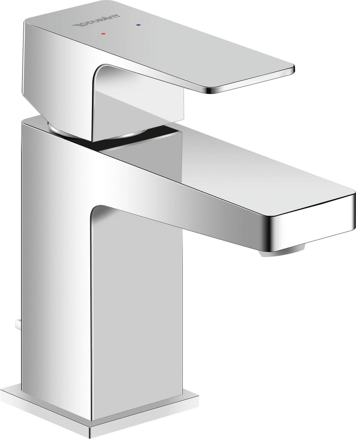 DURAVIT Manhattan Einhebel-Waschtischmischer S mit Zugstange, Chrom – Keramikmischsystem, 95 mm Auslauf