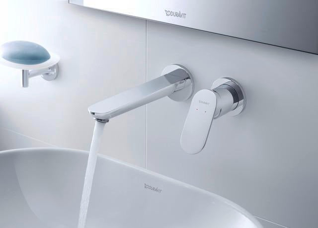 DURAVIT Wave Einhebel-Waschtischmischer Unterputz 202 mm Chrom – Keramikmischsystem