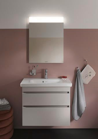 DURAVIT D-Code Glashalter mit Glas links in Chrom – Wandmontage, verchromt, inkl. Befestigungsmaterial