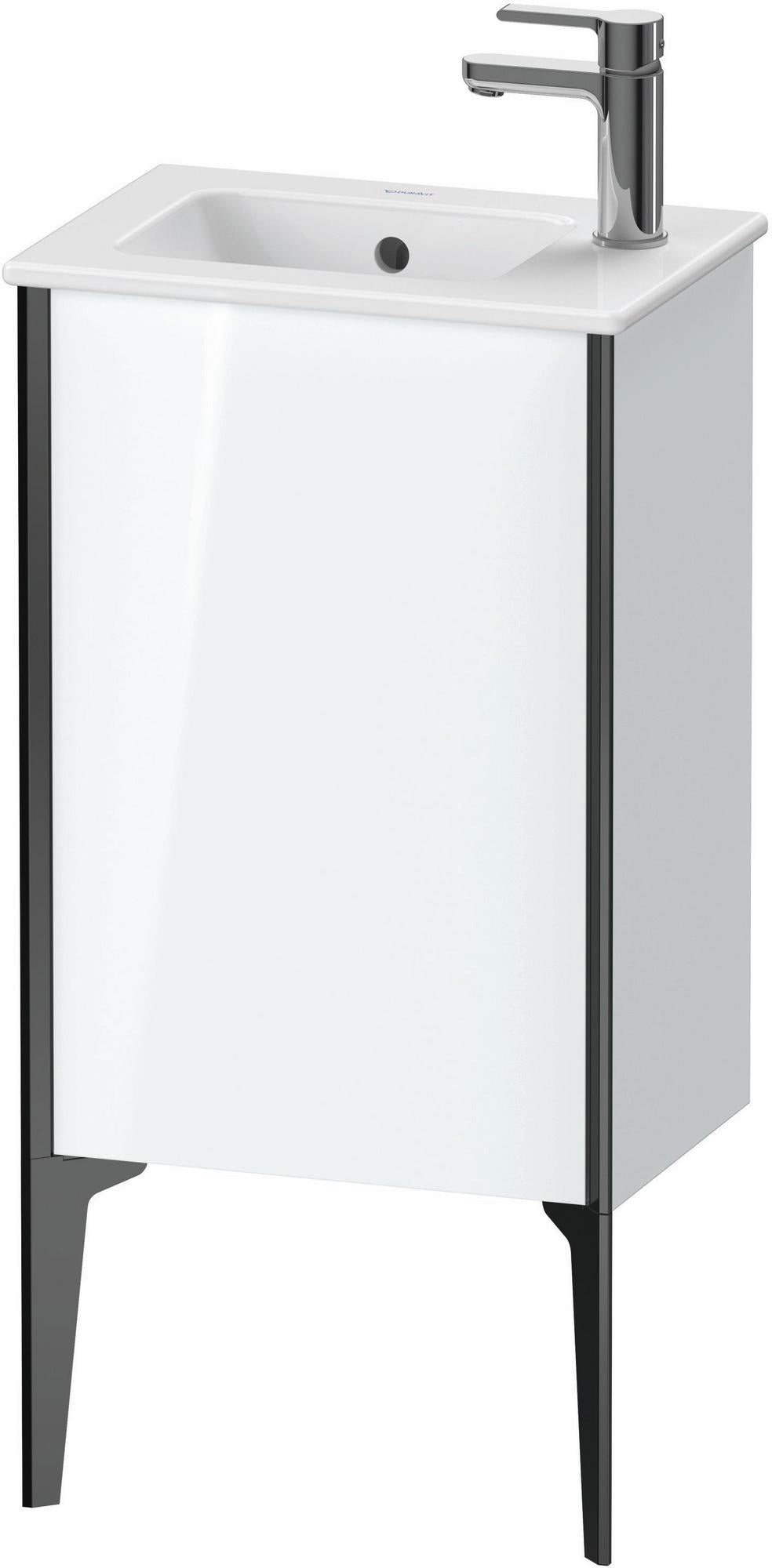 DURAVIT XViu Waschtischunterbau bodenstehend 594x410x290mm weiß hochglanz 1 Tür links