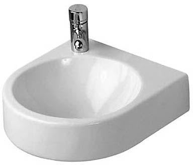 DURAVIT Handwaschbecken Architec 360 mm ohne Überlauf, mit Hahnlochbank, weiß