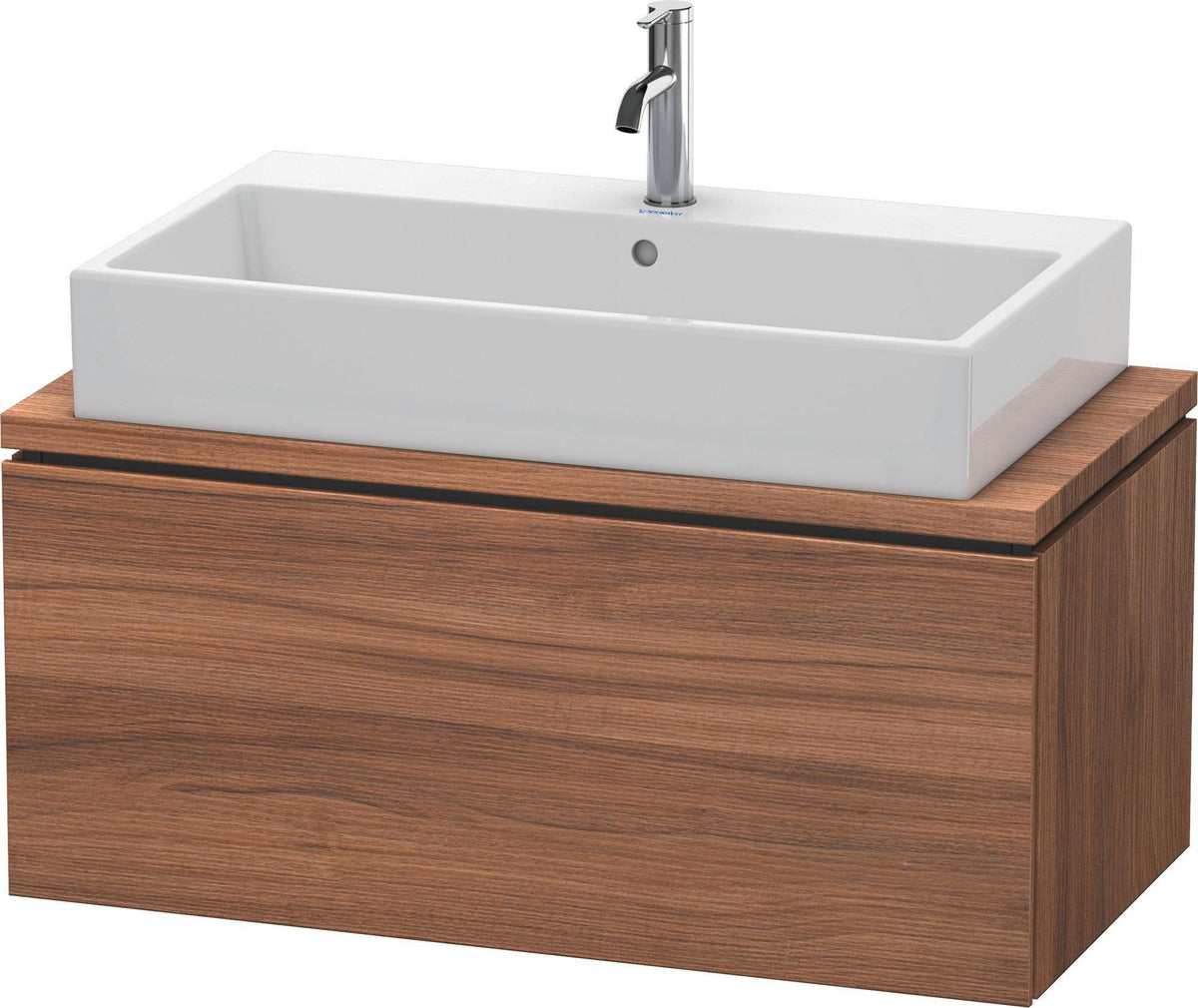 DURAVIT L-Cube Konsolenwaschtischunterbau 920 mm betongrau matt mit 1 Auszug und Tip-on-Technik