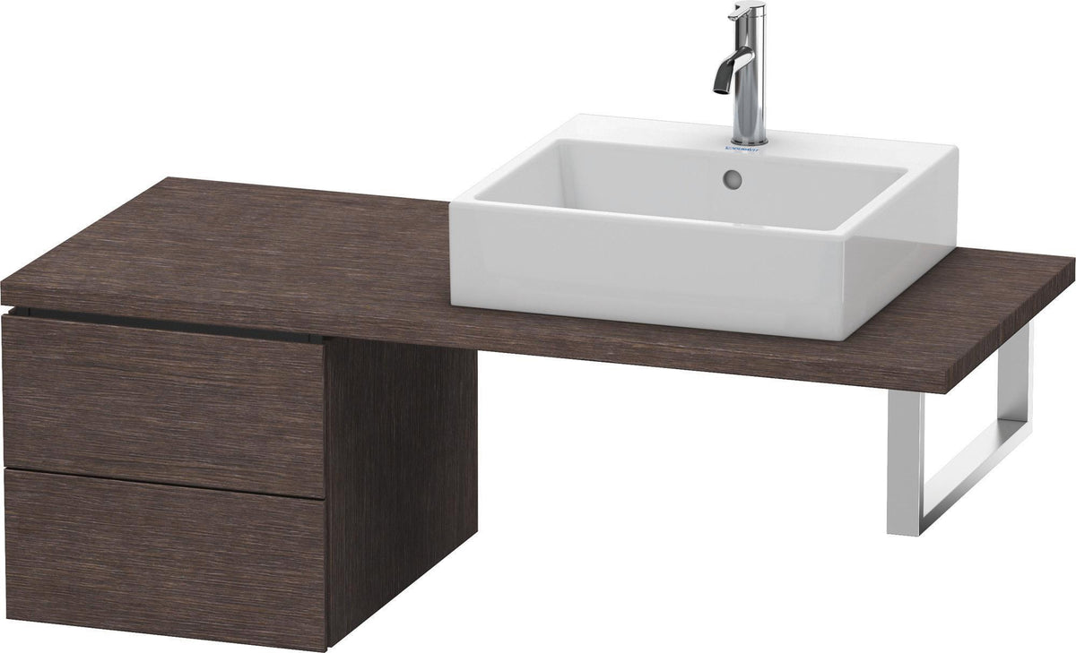 Duravit L-Cube Unterschrank für Konsole 420 mm, 2 Schubkästen, Weiß Matt