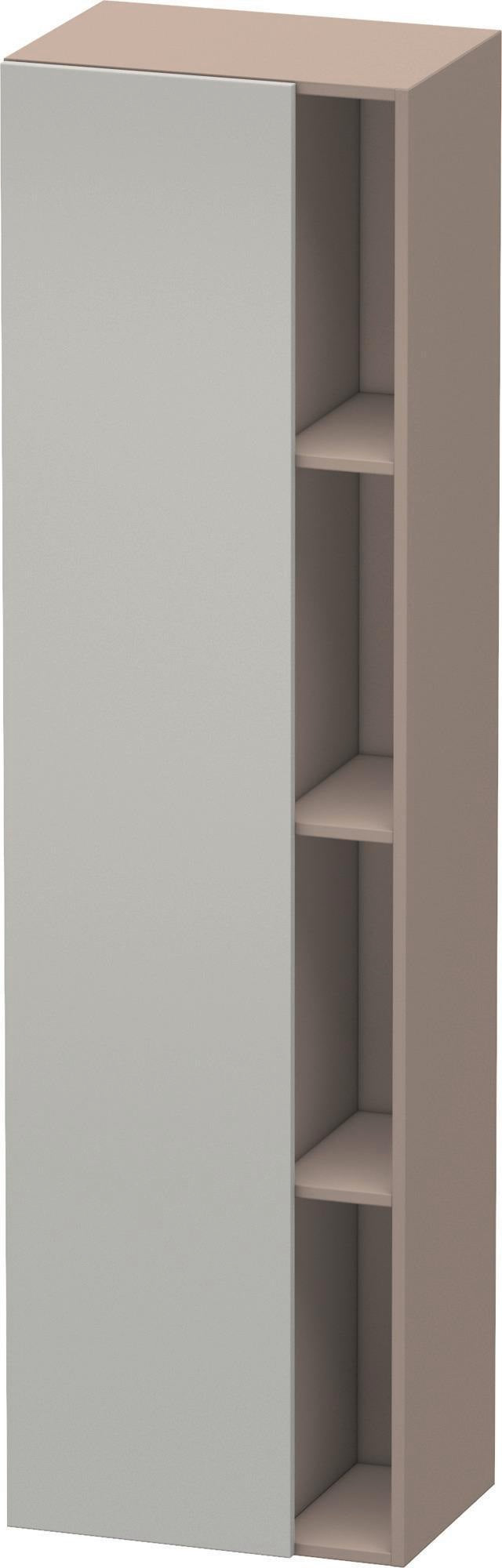DURAVIT DuraStyle Hochschrank 360x500x1800mm, 1 Tür links, weiß matt – Wandhängend mit Soft-Close