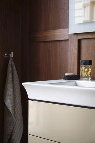 DURAVIT White Tulip Möbelwaschtisch 1050 mm, weiß, mit Überlauf, ohne Hahnloch, wandhängend