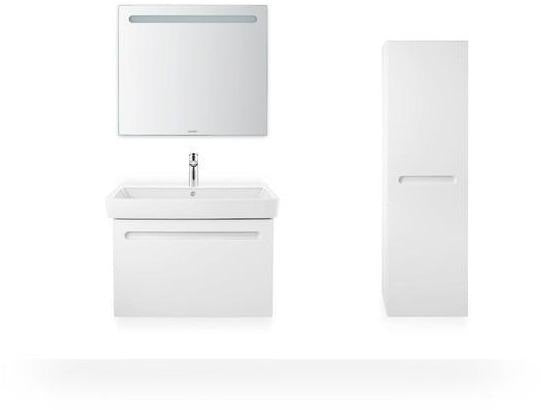 Duravit No.1 Waschtischunterbau 740 mm wandhängend mit 1 Auszug und Soft-Close in Weiß Matt