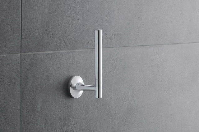 DURAVIT Starck T Ersatzrollenhalter aus verchromtem Edelstahl, Wandmontage
