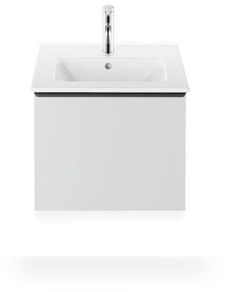DURAVIT ME by Starck Möbelwaschtisch 530 mm, 1 Hahnloch, mit Überlauf, weiß