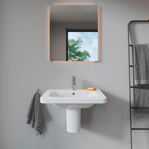 DURAVIT DuraStyle Halbsäule aus Sanitärkeramik in Weiß für Wand-WCs