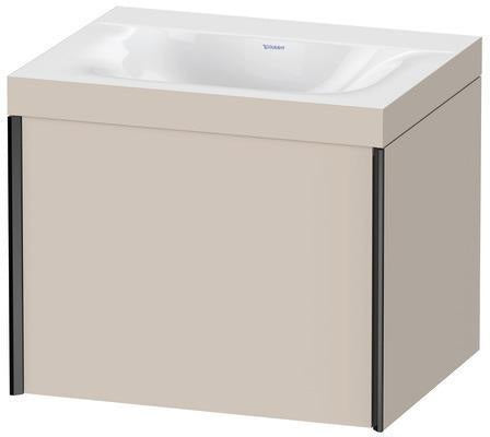 Duravit Möbelwaschtischset XViu 600x480mm mit Unterschrank und Keramikwaschtisch