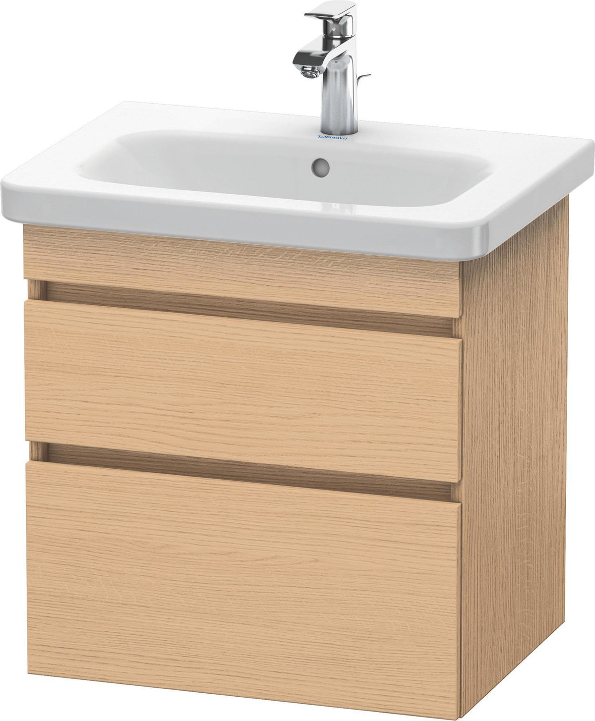 DURAVIT DuraStyle Waschtischunterbau wandhängend 580 mm mit 2 Schubkästen, weiß matt