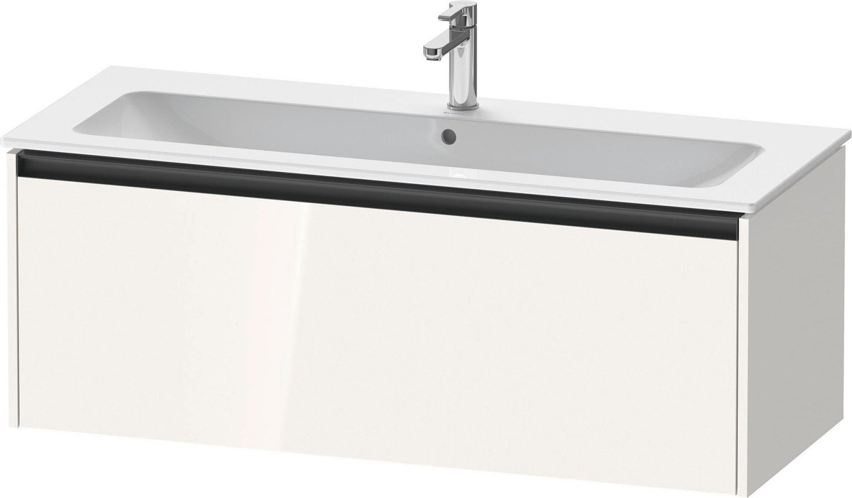 DURAVIT Ketho.2 Waschtischunterbau 1210 mm betongrau matt, wandhängend, 1 Auszug