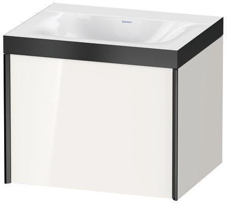Duravit Waschtischunterbauset XVIU 600x480mm mit Möbelwaschtisch Viu und Auszug
