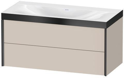 Duravit XViu Möbelwaschtischset 1000x480mm mit Viu Waschtisch und 2 Schubkästen