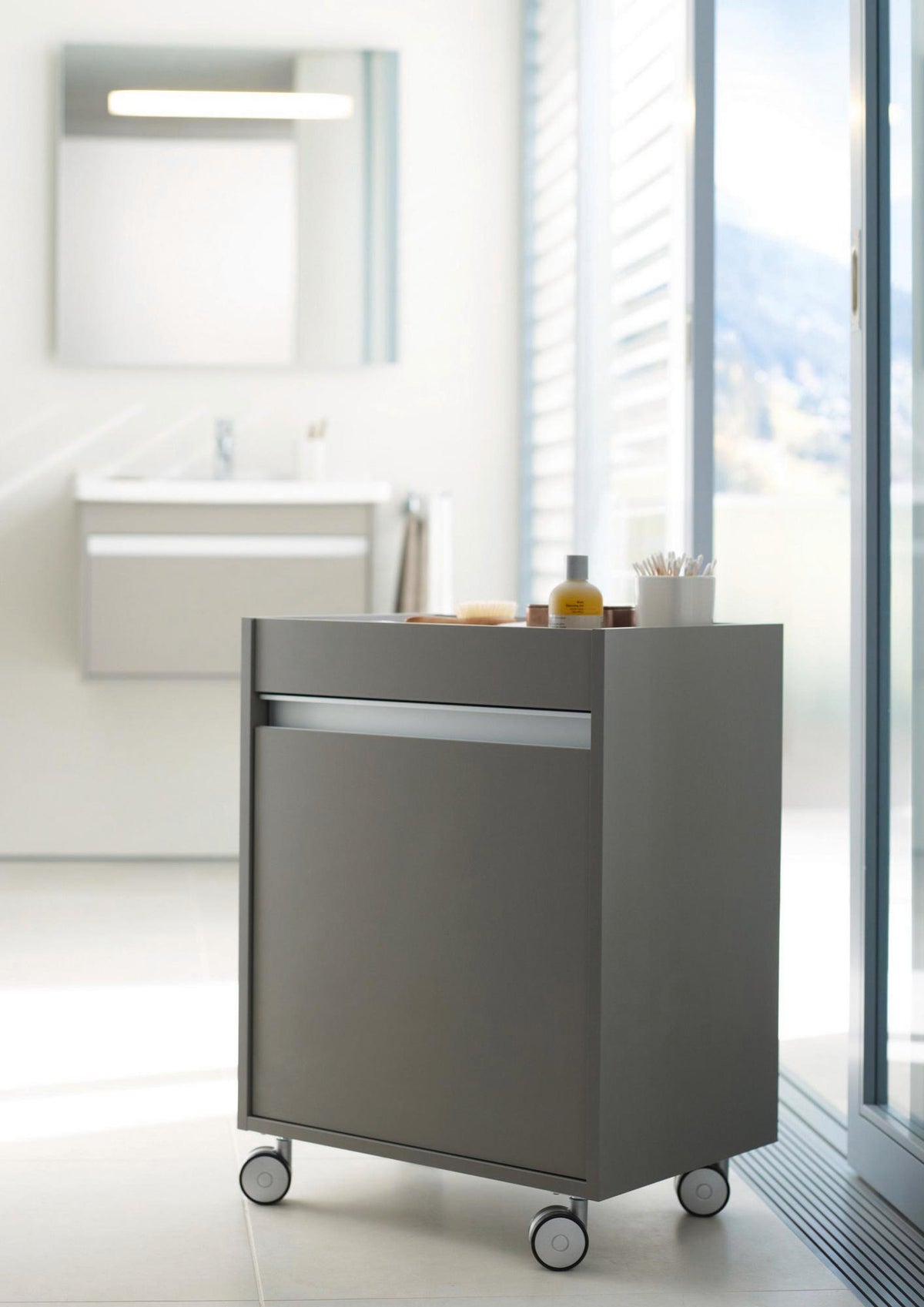 DURAVIT D-Code Handtuchhalter 2-armig schwenkbar 447 mm Chrom