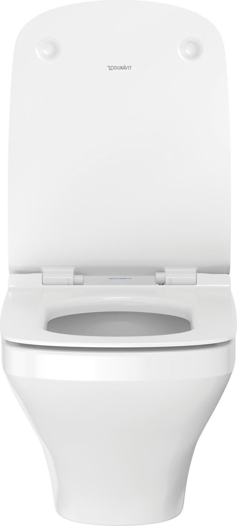 DURAVIT WC-Sitz DuraStyle Weiß mit Edelstahl-Scharnieren, Duroplast, abnehmbar