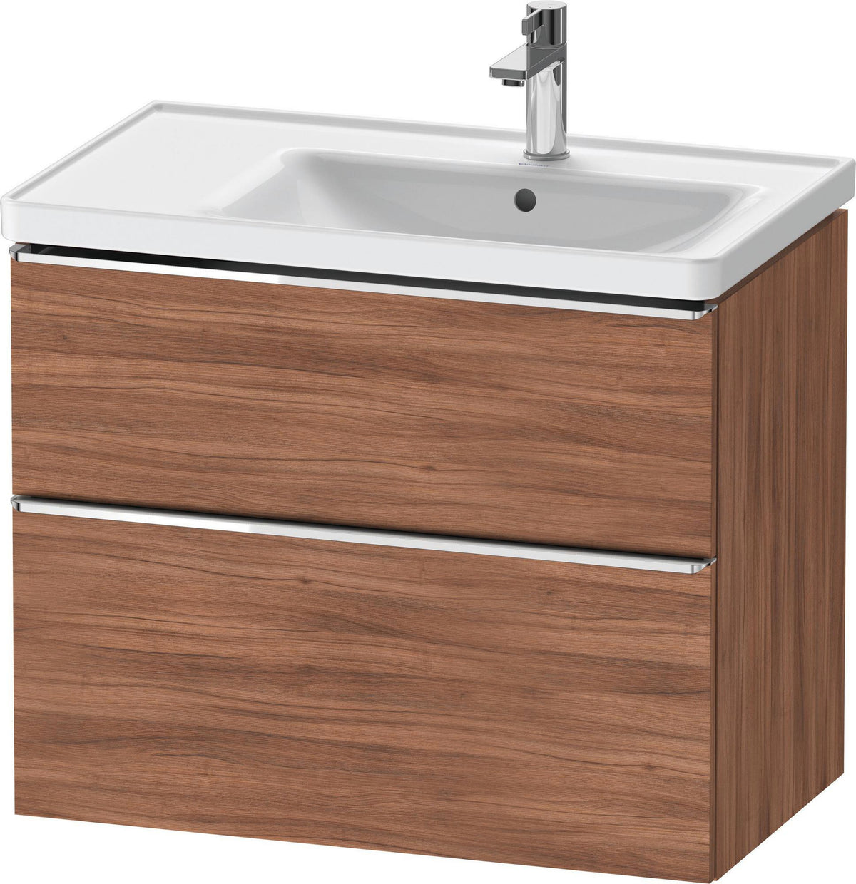 Duravit D-Neo Waschtischunterbau 784 mm Eiche Schwarz Bronze, wandhängend, 1 Auszug