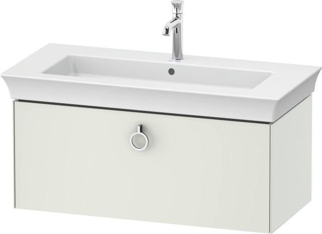 Duravit White Tulip Waschtischunterbau 984 mm Eiche Mitte mit LED-Beleuchtung von Philippe Starck