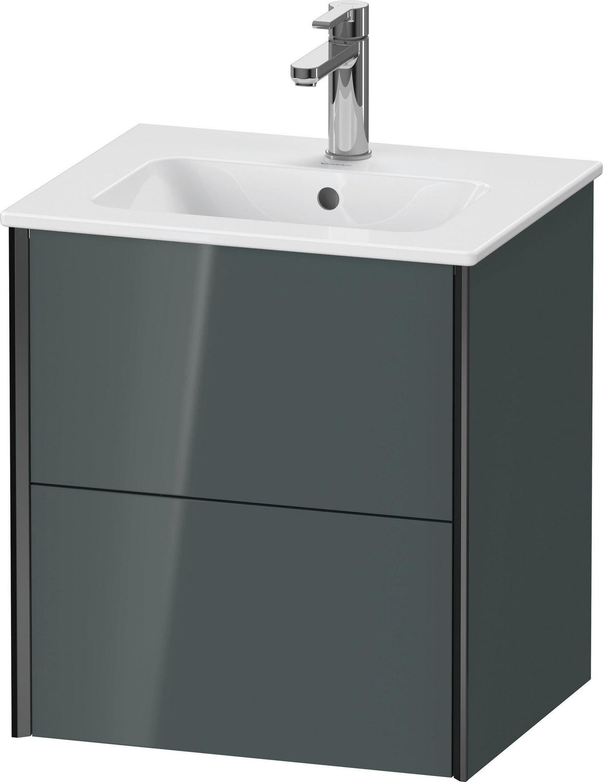 DURAVIT XViu Waschtischunterbau wandhängend 510 mm mit 2 Schubkästen und Tip-on Technik