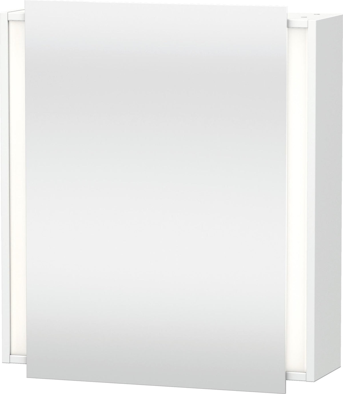 Duravit Ketho Spiegelschrank 650 mm, Türanschlag rechts, weiß matt, LED-Beleuchtung, Sensorschalter