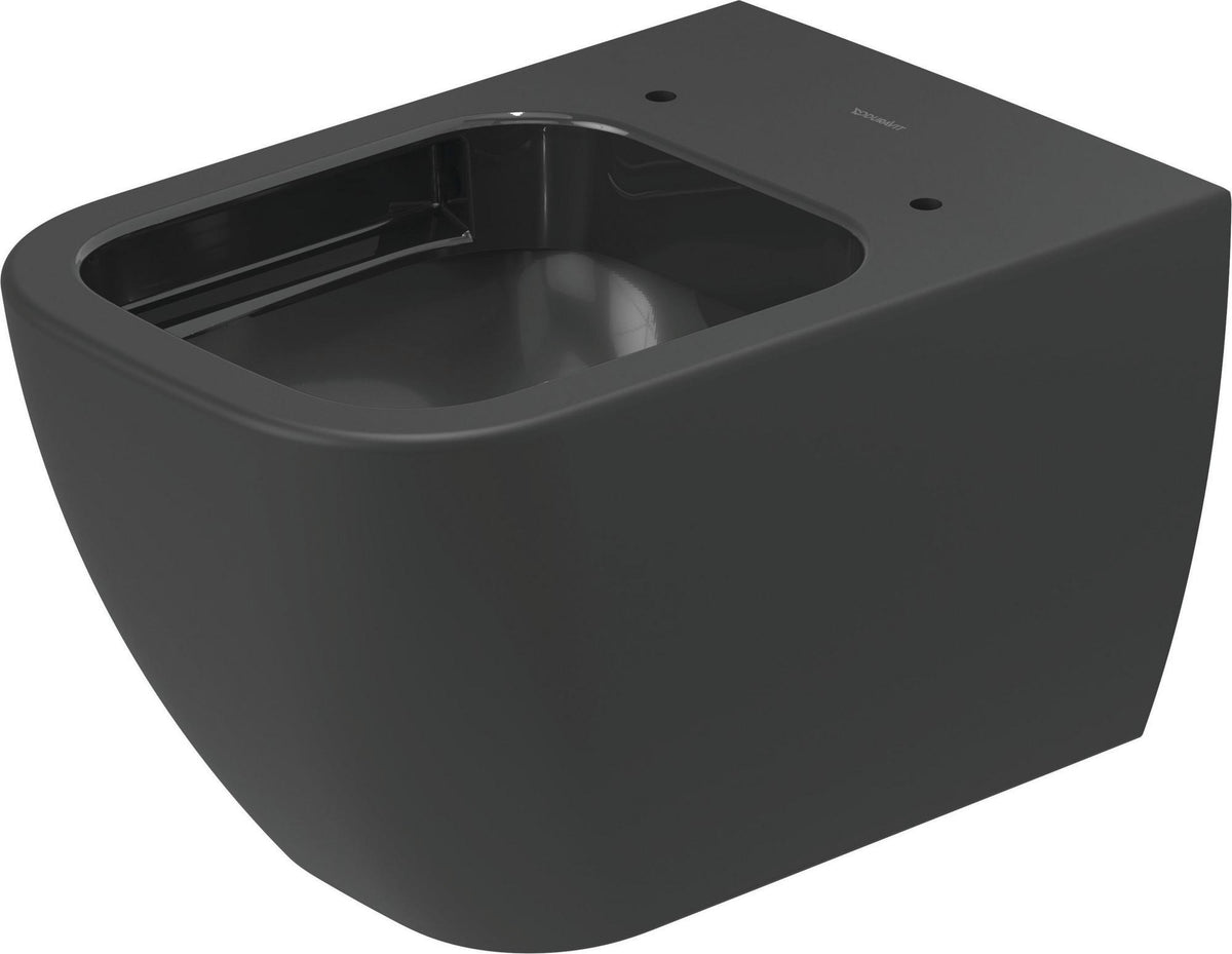 Duravit Wand-WC Happy D.2 spülrandlos 540 mm Anthrazit Matt Tiefspüler
