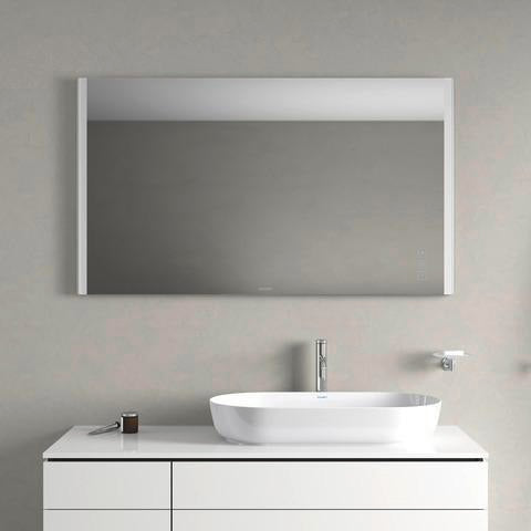DURAVIT XSquare XS7011 Wandspiegel 600x800 mm mit Licht, Heizung & berührungsloser Bedienung