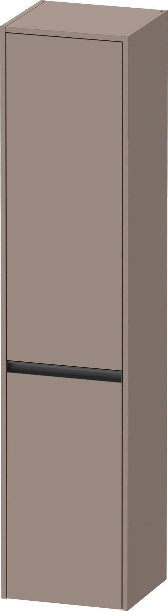 DURAVIT Ketho.2 Hochschrank 1760 mm, wandhängend, Eiche Terra matt, 2 Türen, Tip-On