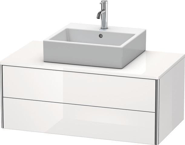 Duravit XSquare Waschtischunterbau 1000 mm – wandhängend, 2 Schubkästen, s-matt