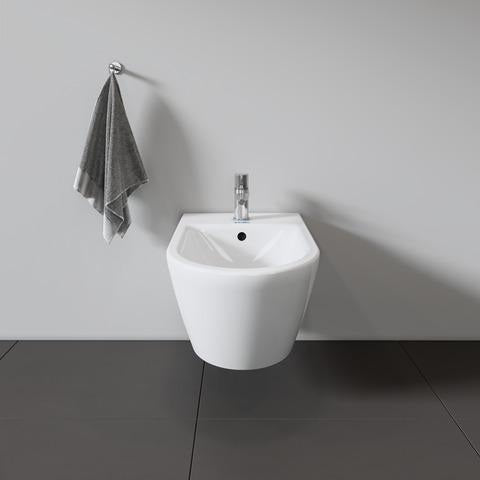 Duravit D-Neo Einhebel-Bidetmischer Chrom mit Zugstangen-Ablaufgarnitur, 125 mm Ausladung