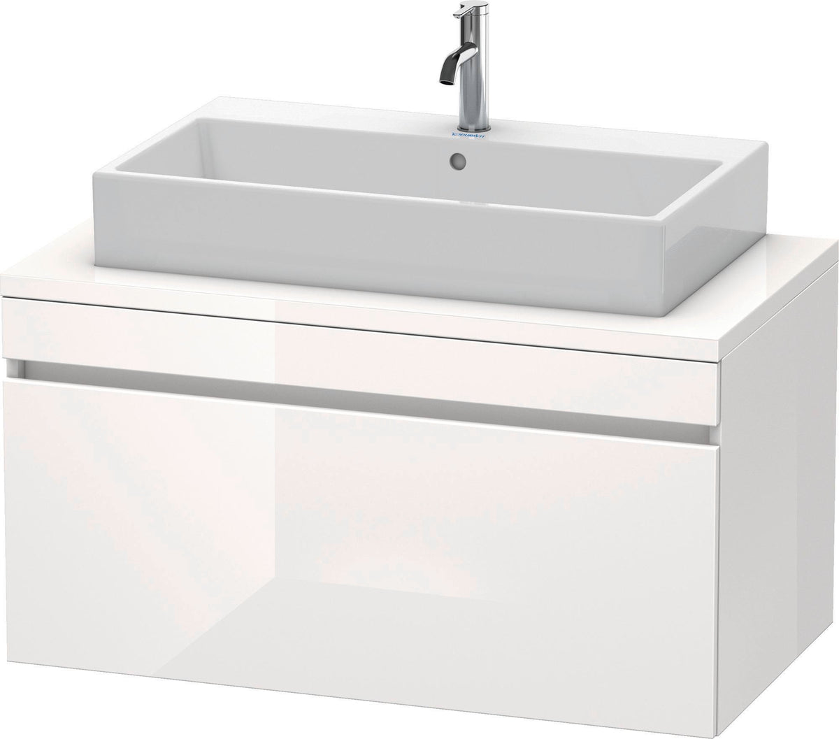 Duravit DuraStyle Konsolenunterschrank 1000 mm Eiche Terra/Weiß Matt mit 1 Auszug