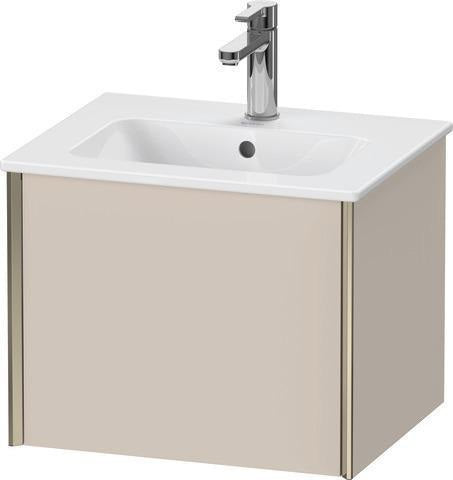 Duravit Waschtischunterbau XViu 400 mm mit Auszug, Prof. Champagner Matt