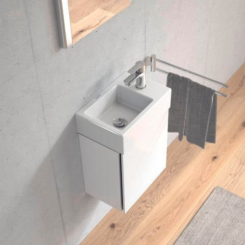 DURAVIT A.1 Einhebel-Waschtischmischer mit Zugstange, Chrom – 95 mm Ausladung, Keramikmischsystem