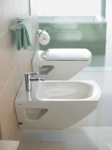 DURAVIT WC-Sitz Caro Weiß mit Edelstahl-Scharnieren – Duroplast, glänzend