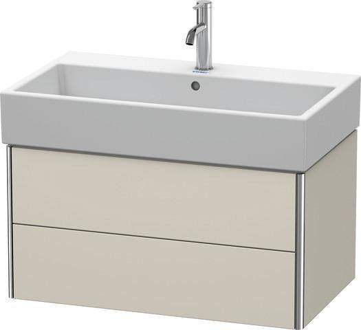 Duravit XSquare Waschtischunterbau 784 mm, wandhängend, 2 Schubkästen, s-matt, für Vero Air