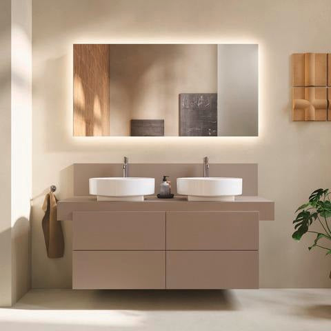 DURAVIT Balcoon Konsolen-Waschtischunterbau 1200 mm mit 4 Schubkästen und Tip-on-Technik