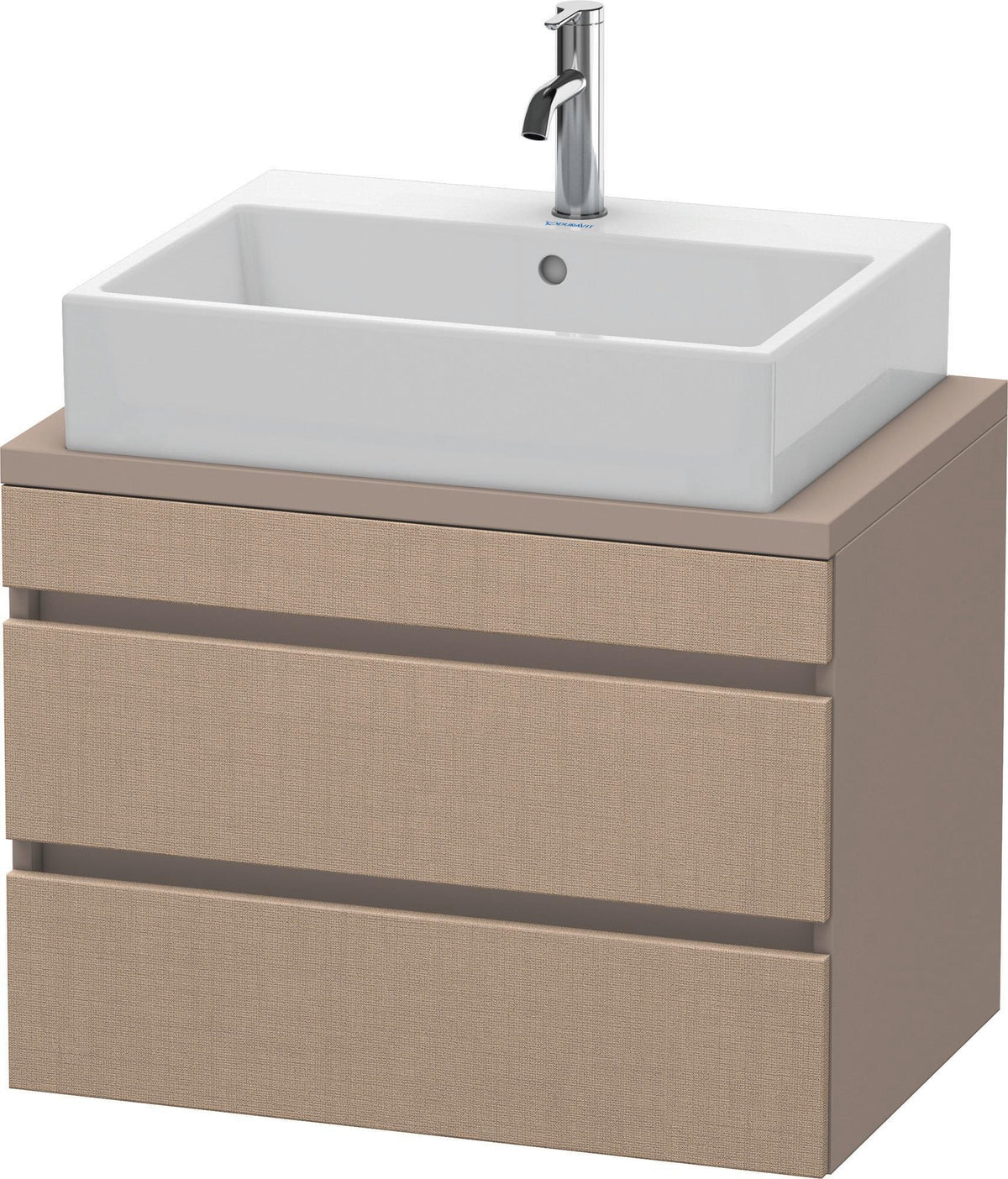 Duravit DuraStyle Konsolenunterschrank 700 mm betongrau matt mit 2 Schubkästen