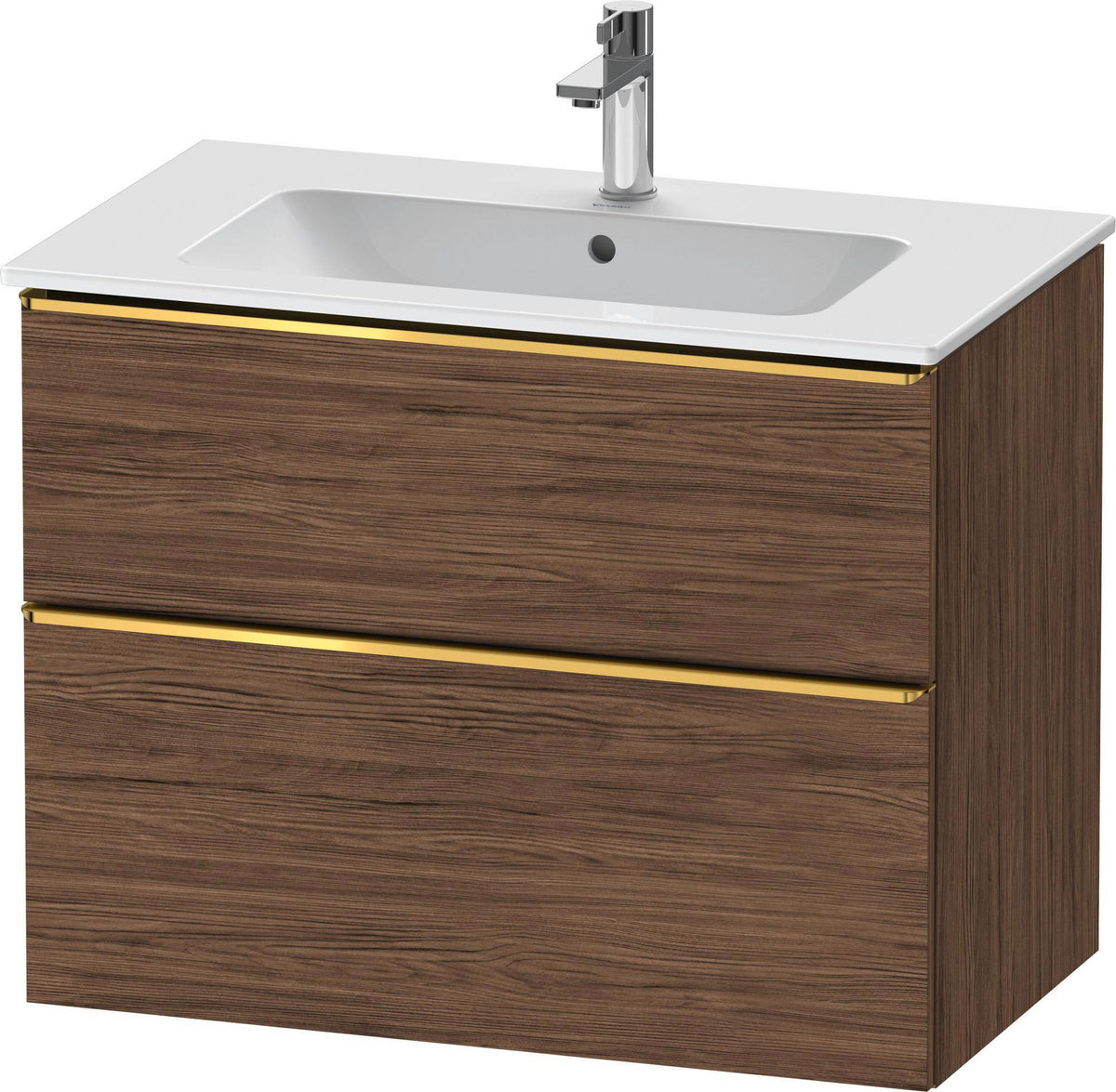 Duravit D-Neo Waschtischunterbau 810 mm betongrau matt mit Soft-Close-Auszug