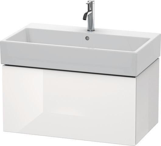Duravit L-Cube Waschtischunterbau 784 mm taupe supermatt mit Tip-On-Technik