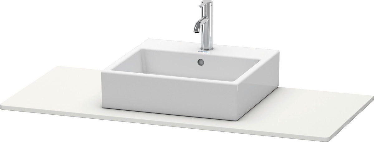 DURAVIT XSquare Konsole 800 mm Weiß Seidenmatt mit Ausschnitt für Waschschüssel