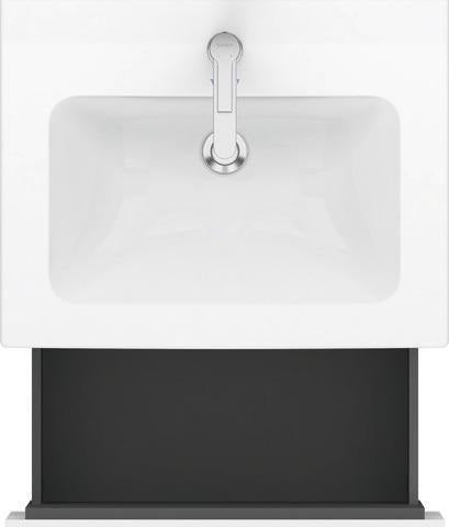 Duravit L-Cube Waschtischunterbau 620 mm taupe supermatt mit Tip-On-Technik