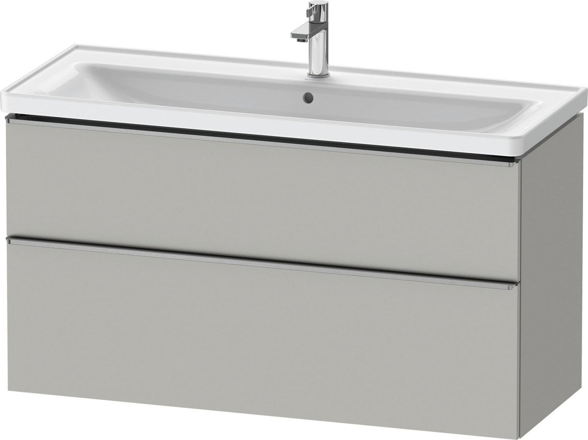 DURAVIT D-Neo Waschtischunterbau 1184 mm Eiche Schwarz mit Bronze Griff