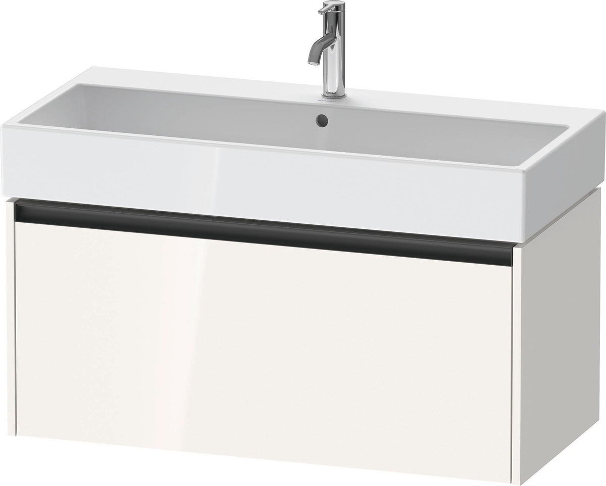 DURAVIT Ketho.2 Waschtischunterbau 984 mm betongrau matt mit 1 Auszug, wandhängend