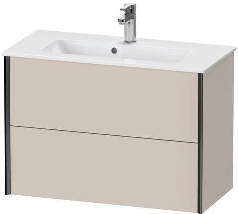Duravit XVIU Waschtischunterbau 810x560x390mm 2 Schubkästen Kompakt S-matt