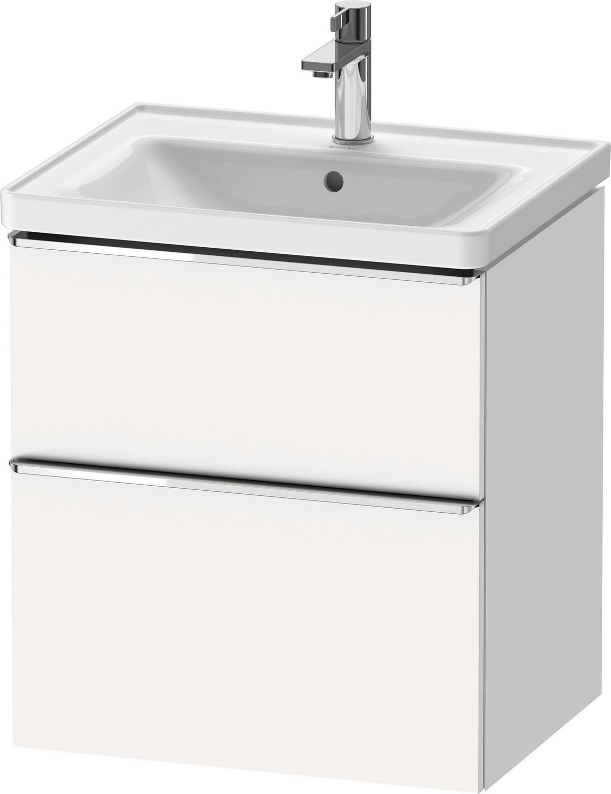 Duravit D-Neo Waschtischunterbau 584 mm betongrau matt mit Auszug und Schubkasten